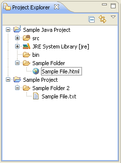 Project Explorer View