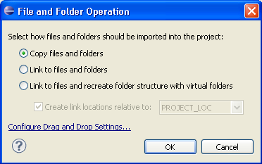 File and Folder Operation dialog