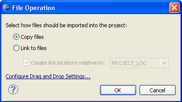 File and Folder Operation dialog