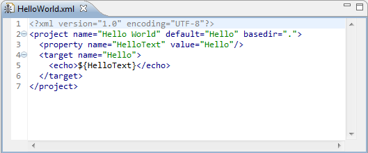 HelloWorld.xml file content